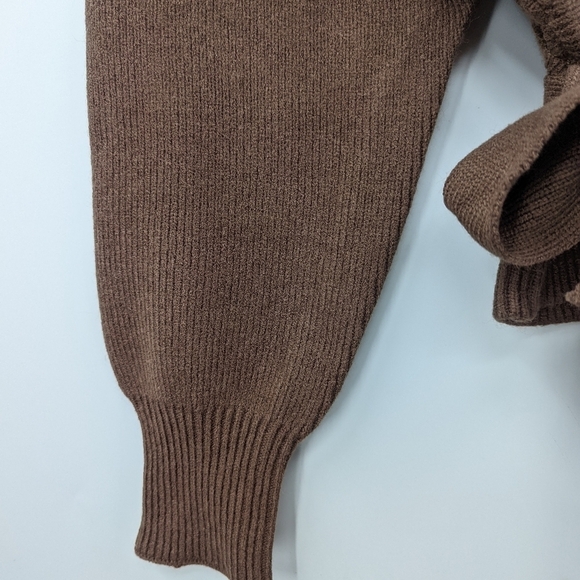 NWT LULU'S Faux Wrap Belted Dolman Sweater - Picture 4 of 8